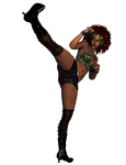 woman, fight, feisty