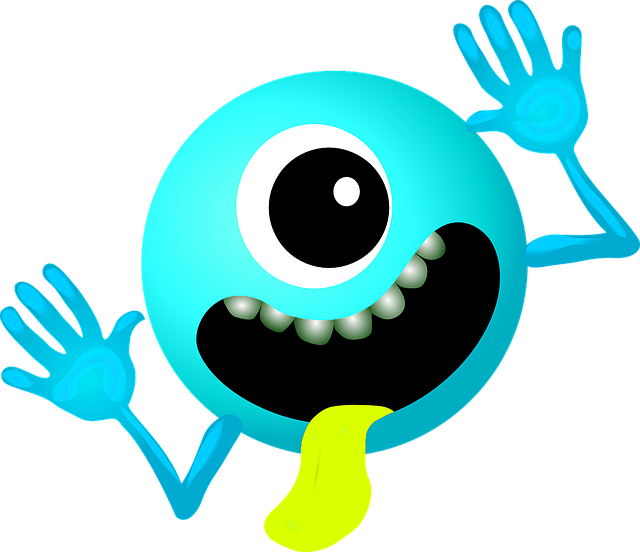 Free Alien Light Blue illustration and picture