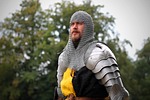 knight, fencing, armor