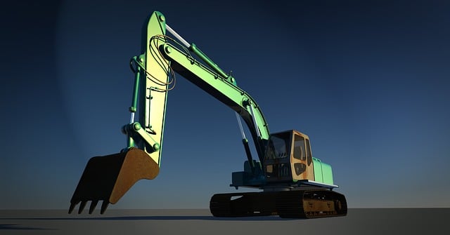 Bagger, Schaufel, Baumaschine