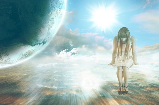 Free heaven planet earth illustration