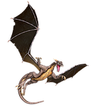 dragon, wings, flying