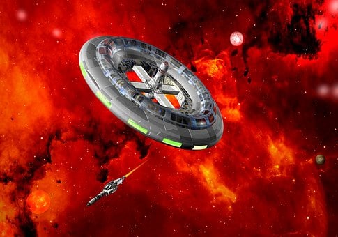 Free Interstellar Space Station illustration and picture