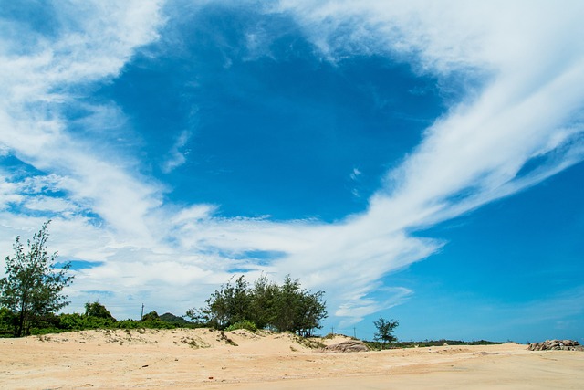 Free Sand Dunes White Cloud photo and picture