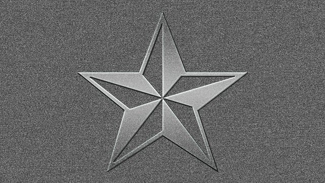 Free star grey noise illustration