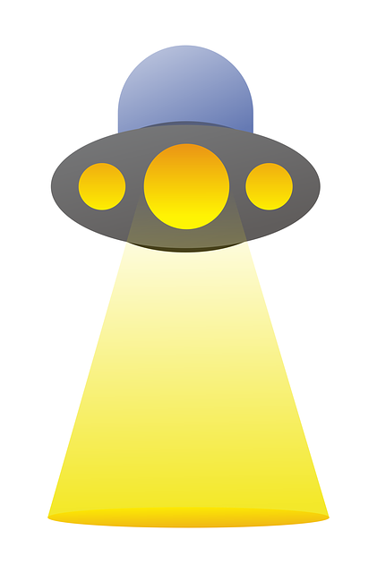 Free ufo object alien illustration