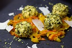 vegetables, polenta, paprika
