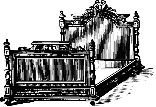 Free bed frame double illustration