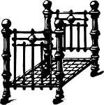 bed, frame, single