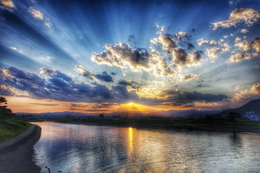 Free Sunset Glitter photo and picture