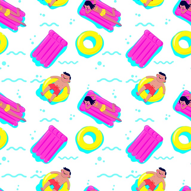 Free Swim Summer illustration and picture