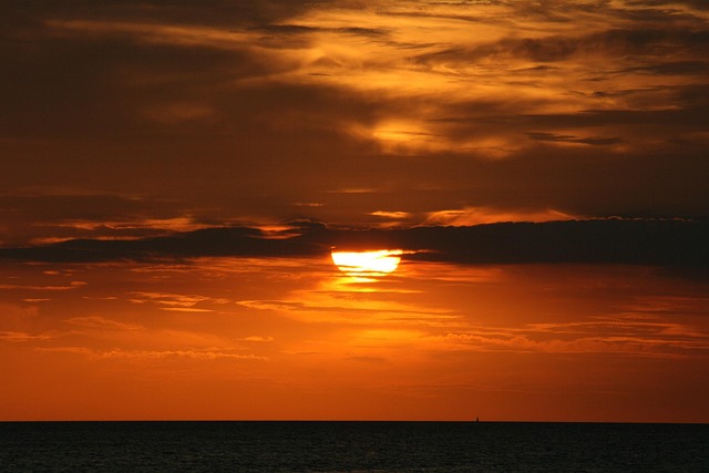 Free Sunset Beach photo and picture