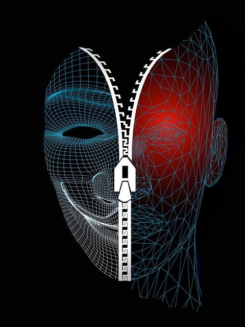 Free psychology psyche mask illustration