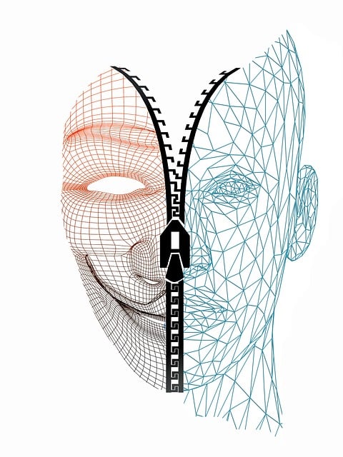 Free psychology psyche mask illustration
