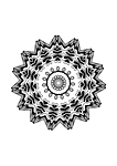 mandala, design, drawing