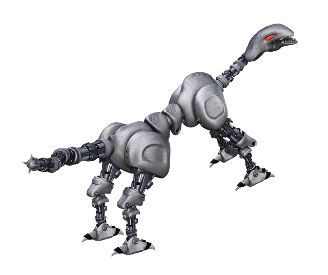 Free robot animal metal illustration