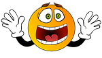 smiley, scared, surprised
