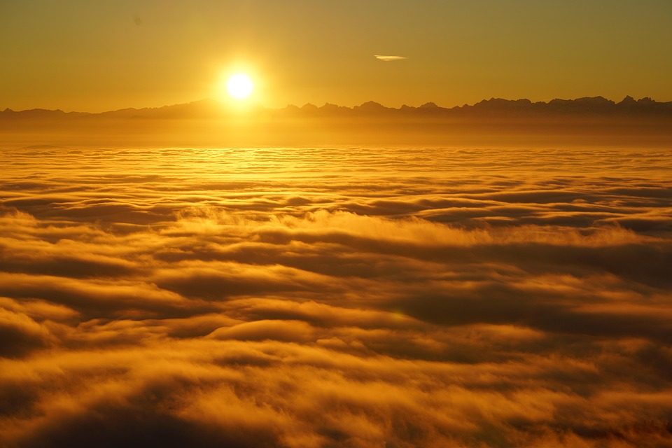 Sunrise Sea Of Clouds - Free photo on Pixabay