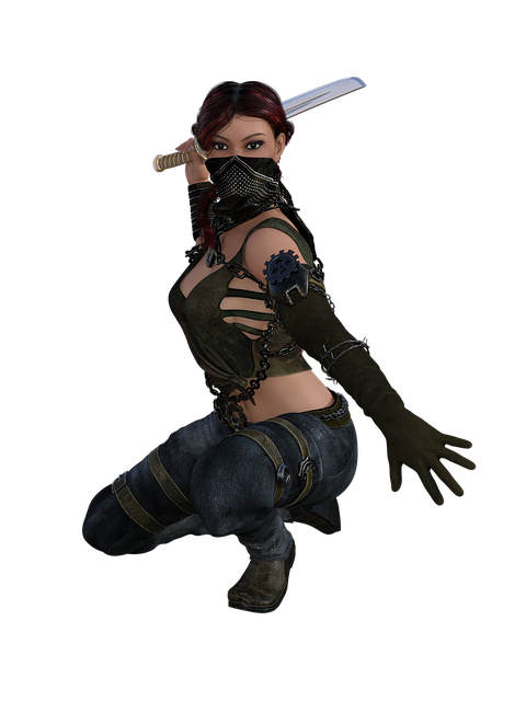 Free woman warrior amazone illustration