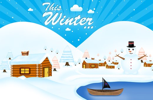 Free Winter Village Winter illustration and picture