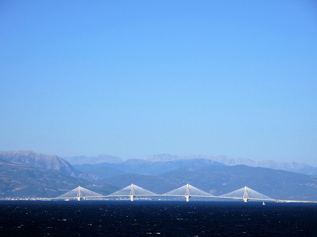 Free Aegean Sea Bridge photo and picture