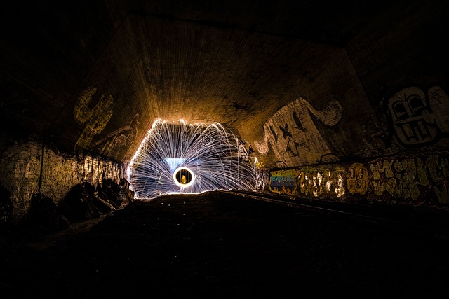Free Sparkles Tunnel photo and picture