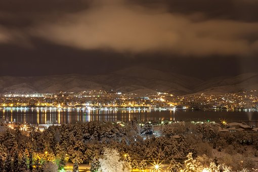 Nat, Udsigt, Tyrkiet, Lys, Istanbul