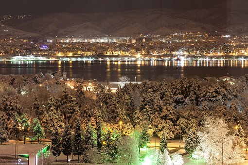 Nat, Udsigt, Tyrkiet, Lys, Istanbul
