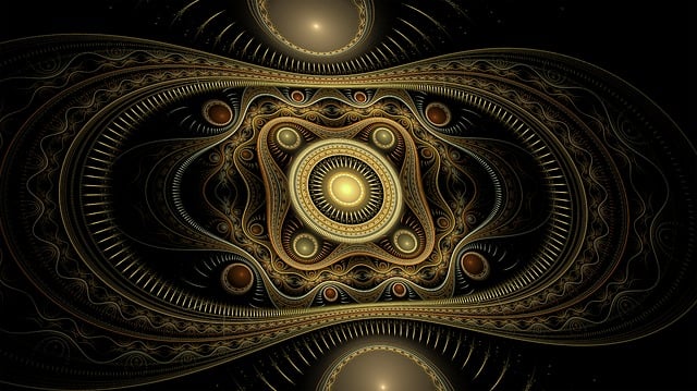 Download free HD stock image of Fractal Steampunk Free fractal steampunk gears illustration