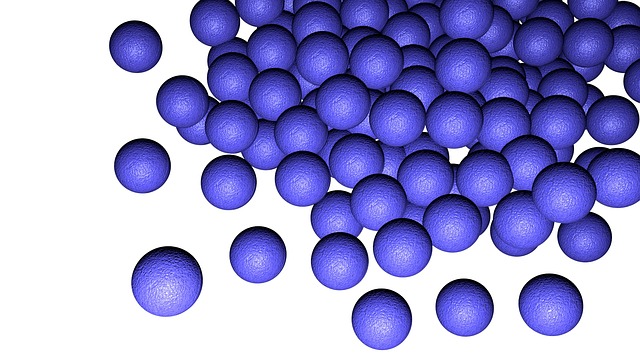 Free ball purple bacteria illustration