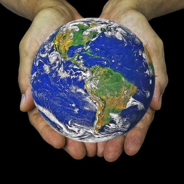 Download free HD stock image of Earth World Free earth world hands illustration