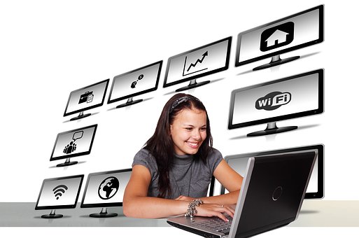 Social, Media, Manager, Online, Woman