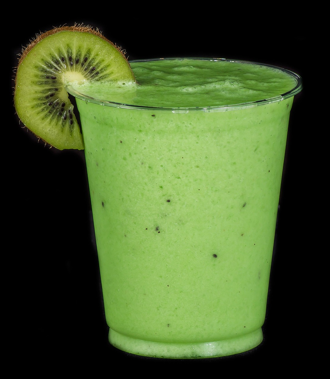 Smoothie-Getränk, Kiwi, Spinat, Trinken