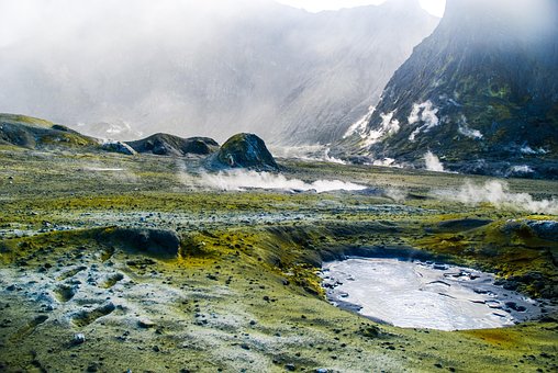 Vulkaan, Geiser, Reizen, Natuur