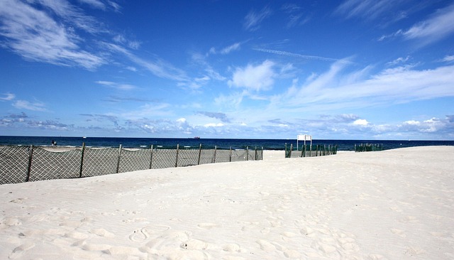 Playa, Warnemünde, Arena, Mar, Cielo