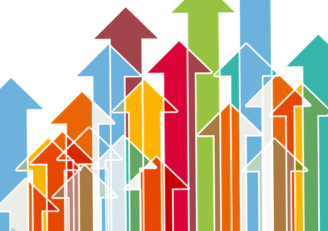 Free arrows growth hacking marketing illustration