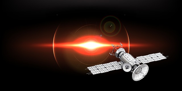 Free space orbital orbit illustration