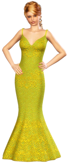 Free female dress fashion illustration