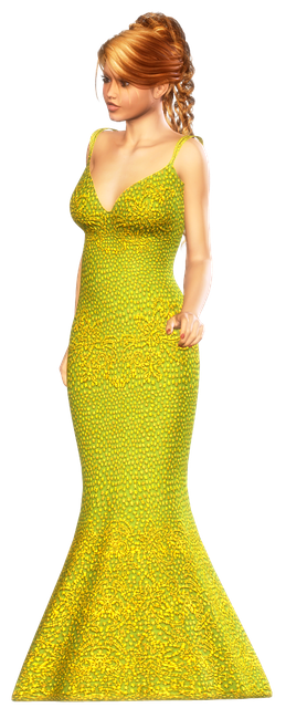 Free woman evening elegant illustration