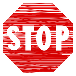 stop, street sign, signal
