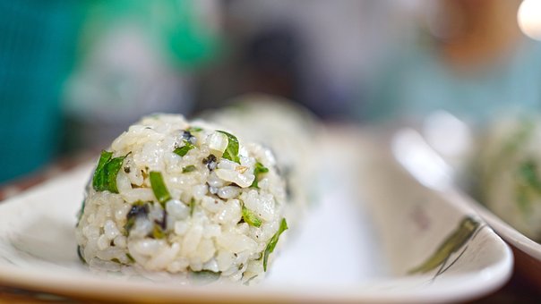 Onigiri, Snackbar, Plate, Markedet