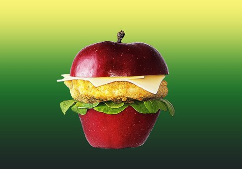 Free Hamburger Apple photo and picture