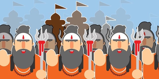 Free sadhu character character design illustration