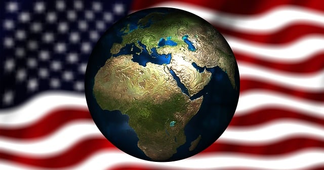 Free banner flag earth illustration