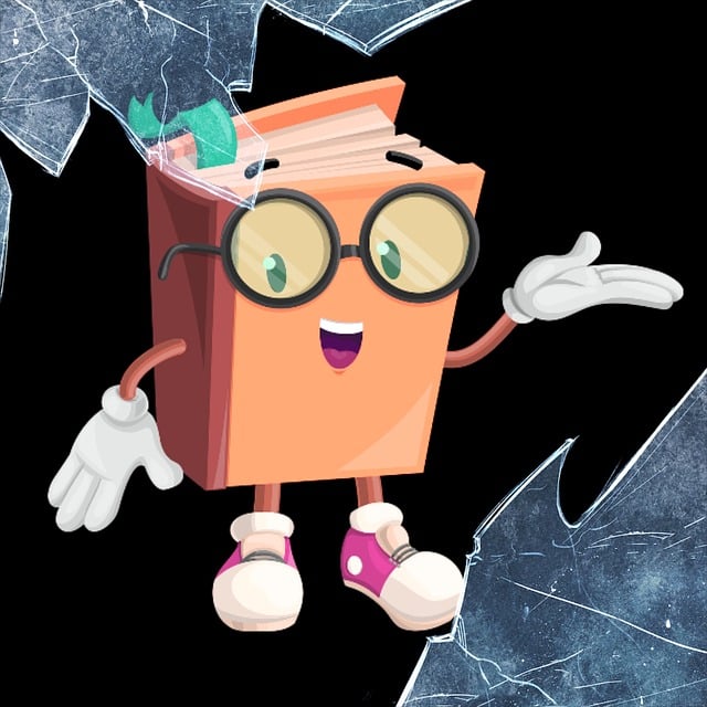 Free professor book funny book illustration