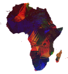 africa, continent, colorful