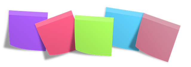 Free notes memo sticky notes illustration
