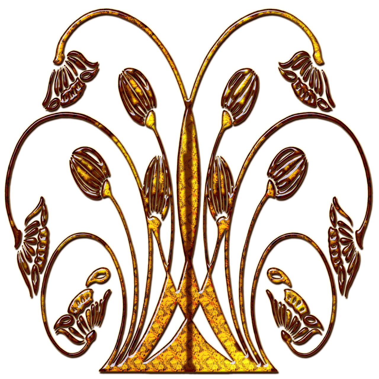 Or Scroll Floral Conception - Image gratuite sur Pixabay - Pixabay