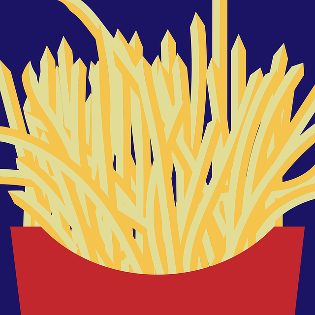 Download free HD stock image of French Fries Potato Free french fries potato snack illustration