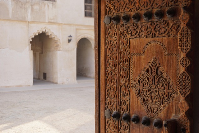 Puerta, Casa, Árabe, Bahrein